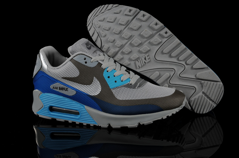 Nike Air Max Shoes Womens Gray/Blue Online
